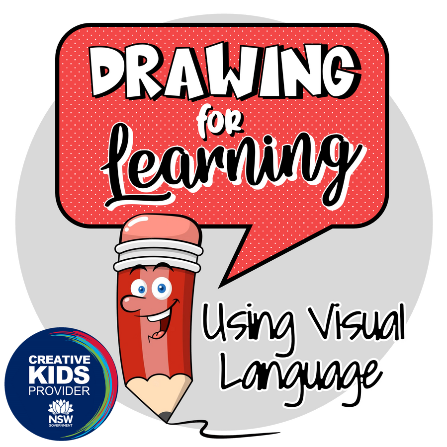 Drawing for Learning - 4 Week Program <br> Redeem with NSW Creative Kids Voucher