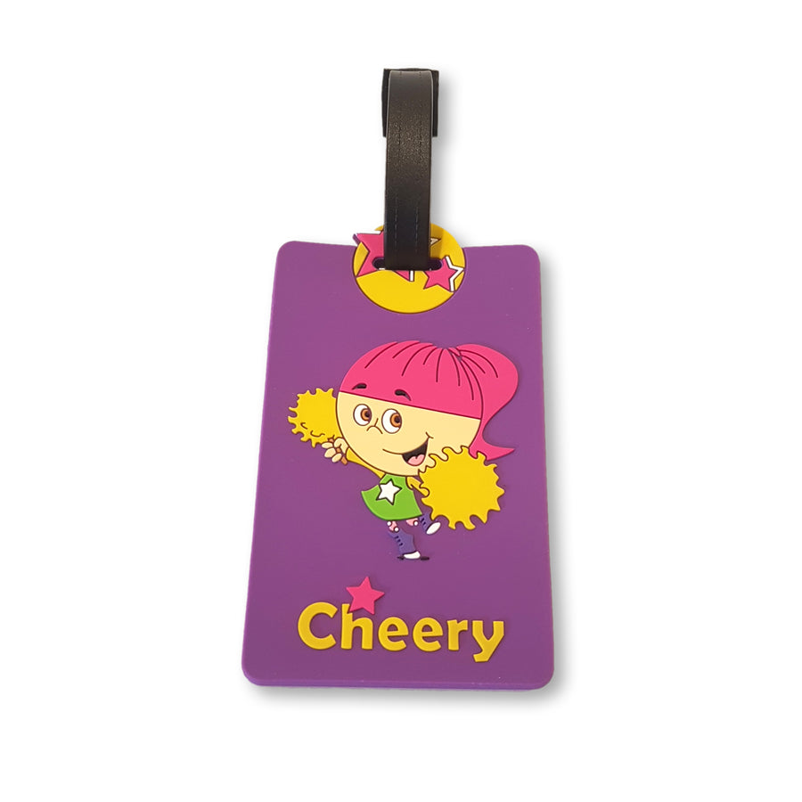 Cheery Kids Soft PVC Bag Tags